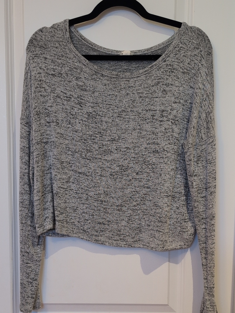 Garage Heather Grey Marled Long-Sleeve Top